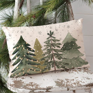 Christmas Pillow Covers 12x20 Modern Farmhouse Green Christmas Tree Decorations Christmas Lumbar Pillows Decorative Throw Pillows Cases Winter Holiday Decor for Home Couch Living Room