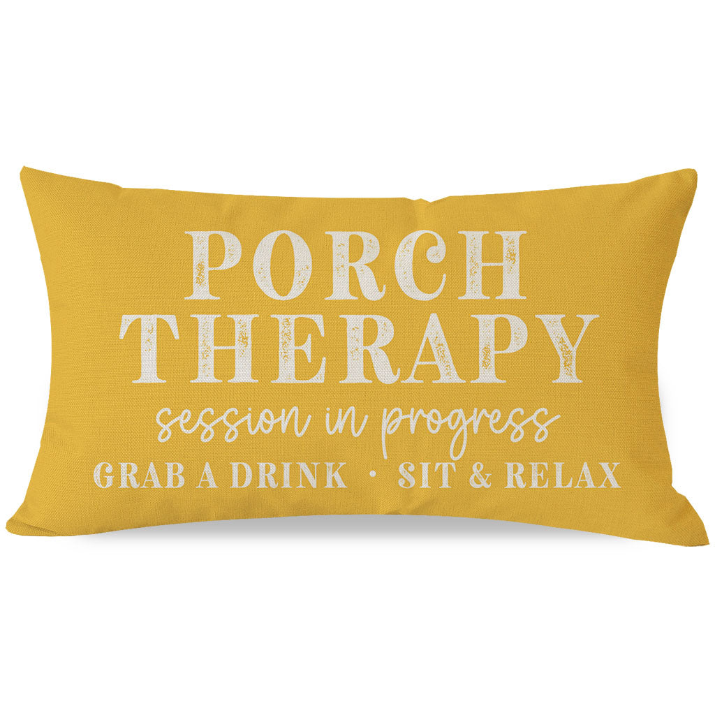 PANDICORN Porch Therapy Throw Pillow Covers 12x20 Inch for Front Porch Patio Decor Decorations