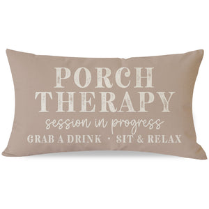 PANDICORN Porch Therapy Throw Pillow Covers 12x20 Inch for Front Porch Patio Decor Decorations