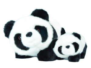 PANDALA Soft Plush Stuffed Panda - Mom and Baby